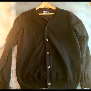Club room medium black cardigan new without tags
